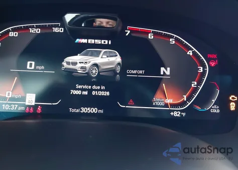 2022 BMW M850I xDrive z USA, uszkodzony, nr VIN WBAFY4C09NCJ39133